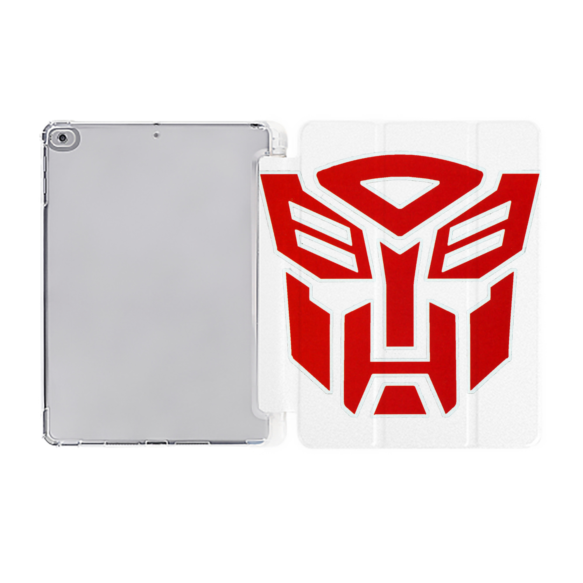 （画像用）  IPad ケース ペン収納付き 三つ折りスタンド PUレザー×シリコン 対応機種9.5/10.5/10.9インチ